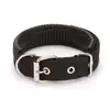 Collar para mascotas al por mayor cuello no apretado forro de cuero suave espuma collar para perro collar para perro pequeño mediano y grande al por mayor