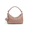 Bolsa de Palha Trançada Artesanal da Moda Estilo Estrangeiro Versátil 25 Primavera e Verão Simples Moda Artística Pequena Fresca Bolsa de Ombro/Axila