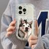 Funda de teléfono con dibujos de Corgi para iPhone 12Pro de silicona transparente para Apple 14 y 13, todo incluido, resistente a caídas.