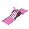 Ciervo Rosa Inflable Tobogán Ciudad Tobogán Seco Rafting Acuático Tobogán Extra Largo Equipo Inflable de Avance Fabricante