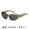 Lentes de sol Stars Y2K cyberpunk futurista 2023 nuevos lentes de sol chicas guapas lentes de sol gm pentagrama