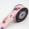Cinta Giratoria 2.5cm Mariposa Dibujos Animados Hilo Cinta Cinta de Satén Niños diy Accesorios para el Cabello Hechos a Mano Cinta