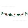 Bandera de Dinosaurio Banner de Feliz Cumpleaños Banner para Fiesta de Cumpleaños Suministros de Decoración para Celebración de Cien Días