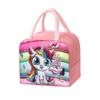 Nueva Bolsa Lonchera Infantil Portátil con Comida para Picnic Conservación Fresca Paquete de Hielo Bolsa Aislante de Papel Aluminio Dibujos Animados