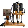 Máquina de Tampar Líquidos Semiautomática Elétrica Pneumática de Mesa Máquina de Fechar Tampa de Garrafa Máquina de Tampar Garrafa Spray Bico de Pato Manual