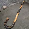 Bastón de anciano hecho de vid natural, bastón de senderismo para defensa personal, bastón completo de vid natural, bastón de senderismo, precio: Quanmeng
