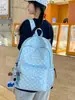 Mochila de Lunares de Alto Valor Estético para Mujer Modelo Nuevo 2026 Mochila Escolar de Gran Capacidad para Estudiantes de Secundaria y Preparatoria Estudiantes Universitarios Mochila para el Trabajo
