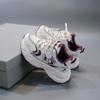Zapatos de Papá para Niñas Otoño Transpirables 2025 Nuevos Versátiles Casuales de Suela Gruesa para Aumentar la Altura Tenis Blancos