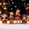 Novo Festival de Natal Base de Boneco de Neve Bola de Cristal Presente de Natal para Amigos Ornamento Criativo de Boneco de Neve Luminoso