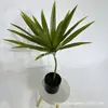 Cola de Fénix Artificial Yucca decoración de interior bonsái planta verde decoración de planta de yuca bonsái suelo hogar decoración suave