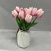 Mini flor de tulipán artificial de PU decoración del hogar flor boda flor falsa estilo ins tulipán suministro directo de fábrica
