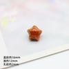 Accesorios de joyería diy estrella de cinco puntas concha cuentas de cerámica esmalte de flores cuentas sueltas bolsa de material tejido a mano venta al por mayor de cuentas