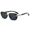 Nuevas Gafas de Sol de Moda Transfronterizas Europeas y Americanas para Hombres y Mujeres, Gafas de Sol de Moda para Exteriores y Conducir con Protección UV 84025