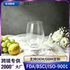 Estilo simples plástico transparente copo de vinho 80 gTritan16oz fábrica de vidro de vinho ocidental atacado