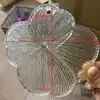 Lámpara Colgante de Hoja de Vidrio para Sala de Estar Accesorios de Lámpara de Cristal Piezas para Bricolaje Iluminación del Hogar Pantalla de Lámpara Vidrio Piezas Sueltas Accesorios Juego Completo