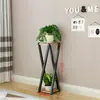 Suporte de Flores de Ferro para Varanda, Suporte de Flores Combinado de Dois Níveis para Piso Interno para Plantas Verdes, Suculentas e Plantas de Entrada