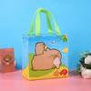 Bolsa de Compras de Dibujos Animados Linda Transfronteriza No Tejida Bolsa de Empaque para Llevar Bolsa Tote de Regalo para el 61 Cumpleaños para Niños y Estudiantes