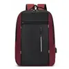Mochila de negocios transfronteriza para hombre, bolsa multifuncional para portátil con carga USB, gran capacidad, adecuada para ir al trabajo y viajes de negocios