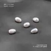 Perlas de Agua Dulce Puras Naturales, Cuentas Sueltas, Cuentas de Arroz de Agujero Completo, Cuentas de Concha, Pulsera DIY Hecha a Mano, Collar, Accesorios para Enhebrar al por Mayor