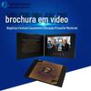 Máquina de Cartão de Saudação Digital Personalizada de Fábrica Transfronteiriça de 10 polegadas Capa Dura Máquina de Publicidade Player de Vídeo Brochura Álbum de Fotos LCD