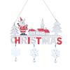 Adornos navideños creativos, colgantes navideños para el hogar, restaurantes, manualidades navideñas de madera, colgantes para puertas, regalos navideños.