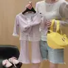 Conjunto Casual de Dos Piezas de Moda Estilo Coreano Versátil y a la Moda para Niñas, Novedad Primavera y Otoño 2026
