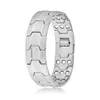 Pulsera de Joyería de Trébol de Cuatro Hojas con Incrustaciones de Diamantes Magnéticos para Mujeres Transfronteriza, Aleación Ecológica de Lujo Ligero, Pulsera Desmontable y Ajustable