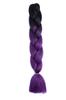 Nueva versión de trenza grande [doble color] Trenza africana sucia peluca trenza cola de caballo fibra química seda de alta temperatura color trenza grande