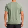 Camiseta de secado rápido para hombre transfronteriza, corte holgado, absorbe la humedad, transpirable, adecuada para correr, fitness, actividades al aire libre, deportes, hogar y uso casual