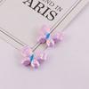 Cadena para teléfono móvil hecha a mano con cuentas acrílicas, con diseño de mariposa pintada a mano y bañada en color UV, accesorios de joyería hechos a mano