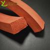 Para a faixa de espuma quadrada resistente à temperatura do silicone vermelho quadrado silicone espuma chassis forno anticolisão vedação à prova d'água