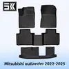 Adequado para Mitsubishi Outlander 2022-2025 Tapetes de Piso TPE Tapetes de Porta-Malas 3D para Todas as Estações