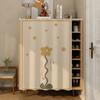 Bacia Cartoon Fofa Gabinete de Banheiro Cortina de Sombreamento Armário de Armazenamento Cortina de Sombreamento para Miudezas Prateleira de Armazenamento de Cozinha Cortina de Poeira