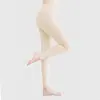 Calças quentes femininas de veludo dupla face à prova de frio leggings outono e inverno justas modeladoras elásticas calças compridas femininas