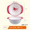 Transfronterizo en stock generación cabello luz comida vajilla melamina alto valor color fruta lindo tazón pequeño tazón de doble asa tazón para comer