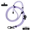 Cordão para Celular Pendurado no Pescoço Transversal 8mm Tira Trançada Corda Curta para Pulso Capa de Celular Cadeia de Cordão Atacado Fábrica