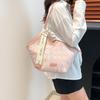 Bolsa Tote de Axila Nova 2025 de Verão, Casual e Estilosa, de Ombro Único, para Estudante Universitário, para Deslocamento, Fresca e de Grande Capacidade