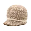 Sombrero de Otoño e Invierno para Mujeres de Mediana Edad y Mayores, Gorro de Lana Tejido para Abuela, Señora Mayor, Protección contra el Frío, Calidez, Más Terciopelo, Grueso, Gorro de Lana para Mamá