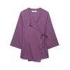 Traje de Verano para Mujer Transfronterizo Europeo y Americano de Aliexpress con Blazer de Cuello en V y Pantalones con Abertura