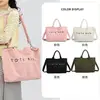 2026 Bolso Tote Simple de Gran Capacidad para Mujer, Nuevo de Primavera, Bolso de Hombro Casual de Pana, Bolso Grande