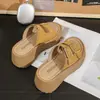 Pantuflas Birkenstock de Suela Gruesa para Aumentar la Altura para Mujer, Adecuadas para Primavera y Verano 2026, Se Pueden Usar al Aire Libre, Antideslizantes, Sandalias Casuales de Playa Abiertas