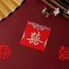 Novo envelope vermelho fosco e espesso para casamento, pacote criativo para lembrancinhas de casamento com tema de mil yuans, envelope vermelho para troco com abertura frontal, vários estilos opcionais.