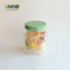 Frasco Sellado Transparente de Plástico PET con Rosca de Hilo de Cristal de 600 ml para Snacks, Dulces, Frutas Secas, Mariscos, Botella de Plástico Vacía