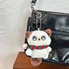 Cachecol de Natal Gato Pelúcia Pingente Brinquedo Rangente Chaveiro Acessório Decoração de Mochila de Estudante Pequeno Presente Promoção