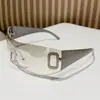 Nuevas Gafas de Sol de Una Pieza de Moda Versátiles Europeas y Americanas Gafas de Sol para Mujer Anti-UV Gafas de Sol de Moda Sencillas