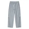 2026 Verão Masculino Tamanho Grande Malha Respirável Calça Masculina Esportiva Seda Gelada Toque Fresco Calça Masculina Comércio Transfronteiriço Cor Sólida Calça