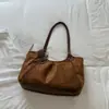 Bolsa de mano Shuai Mijia estilo coreano retro artístico estilo universitario para mujer, nueva moda 2026 bolso de hombro de gran capacidad