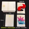 Estilo Coreano Blanco Sencillo Pasador Tarjeta de Papel Empaque DIY Accesorios para el Cabello Accesorios Cartón para Pasadores Cuerda para el Cabello Tarjeta para Pendientes