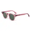 Moda Transfronteriza Gafas de Sol Redondas Personalizadas de Acetato Europeas y Americanas Gafas de Sol Polarizadas de Alta Gama Gafas de Sol de Moda para Hombre