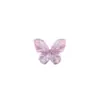 Directo de fábrica 5 cm capa única Mariposa Mágica accesorios tela pegatinas accesorios para el cabello diy material hecho a mano bordado mariposa